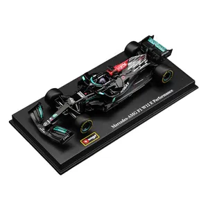 布布拉戈1:43梅赛德斯F1 W12 E性能 #44 #77合金豪华车压铸汽车模型玩具收藏礼品2021