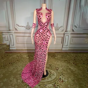 Novance Y2977, элегантное вечернее платье большого размера с блестками, расшитое стразами, 2023 для вечеринки, дня рождения, знаменитостей