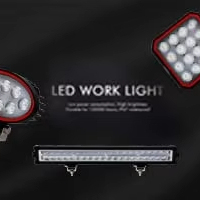 Mini phare de travail LED 4x4 super lumineux 12V 48W, feux antibrouillard/de conduite 6500K, étanche IP68, faisceau large, qualité supérieure pour camions et SUV tout-terrain