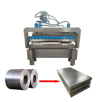 Machine de découpe et de nivellement multifonctionnelle CAIDA pour acier, métal, aluminium et acier coloré, avec contrôle PLC, largeur de coupe 100-2000 mm
