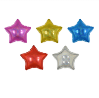 Ballons en aluminium en forme de cœur, d'étoile et ronds de 18 pouces, emballés individuellement, écologiques, sans danger pour les enfants, pour les fêtes d'anniversaire, la rentrée scolaire, décoration BSCI