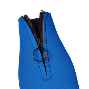 Glacière à bière moderne en néoprène pliable et durable avec fermeture éclair imprimée, style personnalisé, événements de détente, réseautage, fêtes, dégustations de bières - Product Image 4