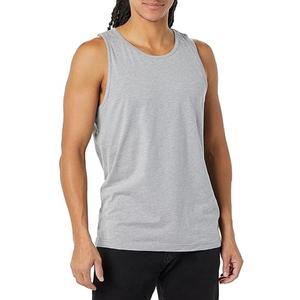 Vêtements de sport personnalisés pour hommes Débardeur de fitness sans manches Débardeur de rue en coton tricoté doux pour hommes Débardeur du Bangladesh avec logo personnalisé OEM - Product Image 5