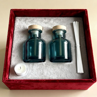 Bouteille diffuseur vide de luxe à grande capacité, couleur personnalisée, 100 ml, 150 ml, bouteilles en verre, bâtonnets parfumés, parfums Aromahome avec bouchon