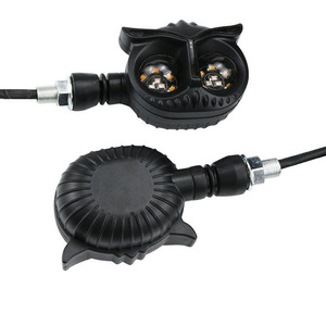 2 uds., diseño Universal de búho, <span class=keywords><strong>intermitentes</strong></span> Led para motocicleta, luces indicadoras ámbar, <span class=keywords><strong>intermitentes</strong></span>, sistema de iluminación para motocicleta - Product Image 4