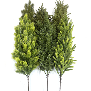 Ramas de pino artificiales, tallos verdes de Navidad, agujas de pino, relleno de árbol de Navidad, ramas, púas de pino para <span class=keywords><strong>guirnalda</strong></span> DIY - Product Image 3