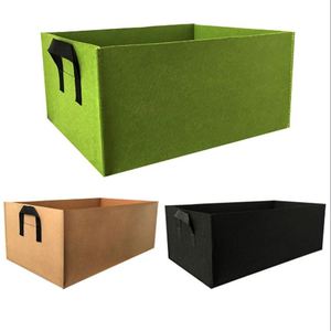 Sac de culture carré en tissu pour potager surélevé, sac de culture pour fleurs et légumes, pot de plantation pour plantes et fleurs - Product Image 5