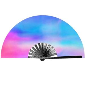 Abanicos Plegables Personalizados de Bambú y Madera Tejida con Técnicas de Pintura, en Tamaños Pequeños y Grandes, para Bodas Chinas - Product Image 2