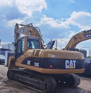Low Working Hours Used Caterpillar CAT 320C Hydraulic Crawler Excavator Good Condition High Quality Low Price for sale - Product Image 2