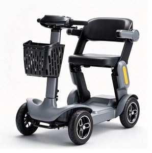 Scooter électrique portable à 4 roues, moteur sans balais, capacité de 120 kg, design pliable pour les personnes âgées, usage quotidien - Product Image 5