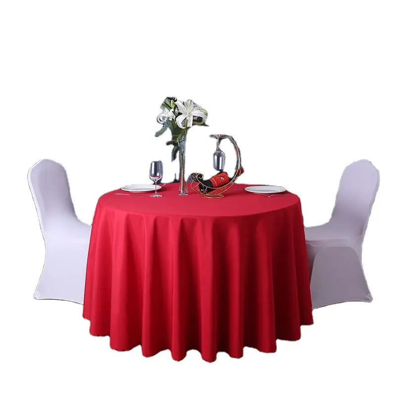 Olaylar düğün için 2024 çağdaş tarzı saf renk masa örtüleri