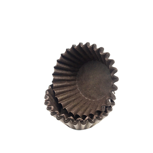 Thực Phẩm Lớp Mỡ Muffin Wrapper <span class=keywords><strong>Baking</strong></span> Cup Brown <span class=keywords><strong>Mini</strong></span> Cupcake Lót Giấy Cupcake Trường Hợp Cho Sôcôla - Product Image 5