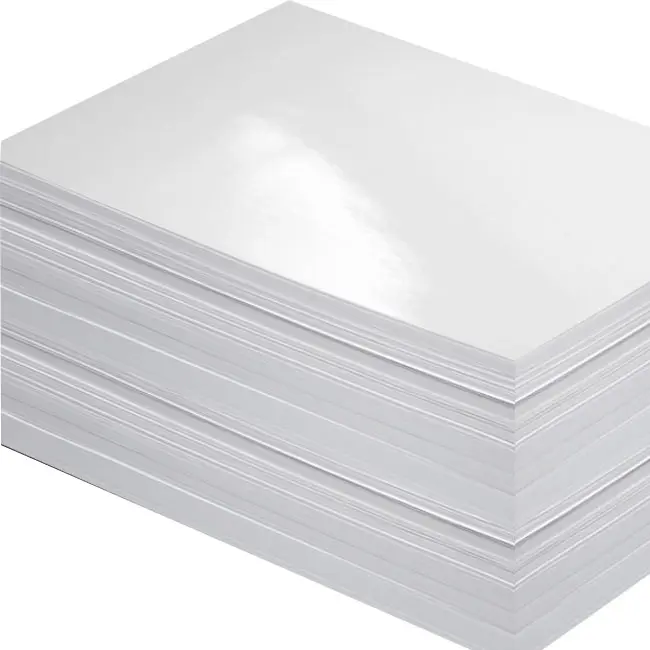 Tarjeta de Arte de papel recubierto C2S, 80g, 90g, 100g, 115g, 120g, 200g, 250g, brillante y mate