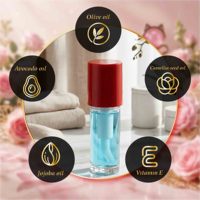 Huile à lèvres naturelle pour enfants, 6 couleurs, article le plus vendu, huile à lèvres gelée, marque propre, flacons et emballages personnalisables