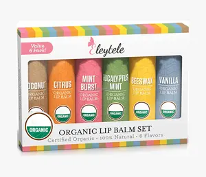 OEM Vendor Customize Private Labels Cute Moisturizing nourishing vegan natural organic jelly fruits tinted cute Lip Balm Kit