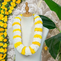 Guirlande de fleurs de jasmin artificielles traditionnelles indiennes faites à la main en soie pour les fêtes et les festivals