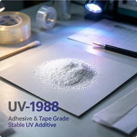 ZHUOTAI UV-1988 (PR25) Poudre absorbante UV de qualité supérieure 99% pure CAS 7443-25-6 Stabilisateur de lumière pour plastique PC et revêtements C13H14O5