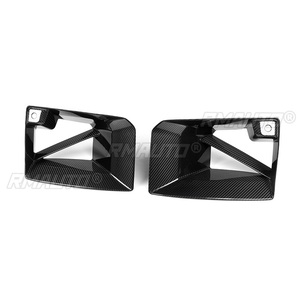 Real Dry Carbon Fiber Front Bumper Air Vent Cover Trims Cover <b>for</b> BMW M2 G87 2023-IN MP Style Fog Lamp <b>Mesh</b> <b>Grill</b> Body Kits - Product Image 3