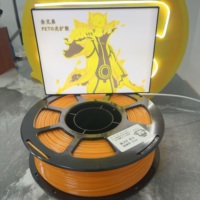 Diffusion de lumière de base PETG Transmission de la lumière orange Matériau d'impression 3D couleur unie Filament d'imprimante 3D PETG