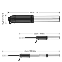 100 Psi High Pressure Aluminum Alloy Mini Hand Air Pump Bike Accessories Portable Bicycle Pumps
