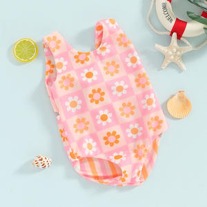 Combinaison <span class=keywords><strong>de</strong></span> <span class=keywords><strong>bain</strong></span> pour bébé fille, imprimé marguerite, sans manches, une pièce, <span class=keywords><strong>maillot</strong></span> <span class=keywords><strong>de</strong></span> <span class=keywords><strong>bain</strong></span> floral, vêtements <span class=keywords><strong>de</strong></span> plage pour enfants - Product Image 4