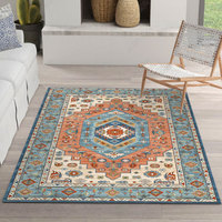Tapis de style ethnique pour la maison, salon, table basse nordique, canapé, couverture épaisse, tapis de sol de chambre à coucher, chevet, luxe léger, sur mesure