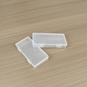 Transparent Rectangular Plastic Battery Storage <b>Box</b> D508 11.7x5.7x1.7cm For AA AAA Jewelry Parts Packaging - Product Image 4