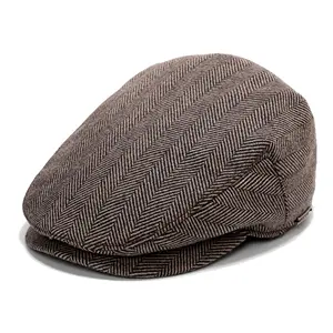 Berretti di alta qualità cappellini da Golf da uomo cappelli da edera da sole cappellino da donna Casual con visiera piatta berretto da strillone cappello