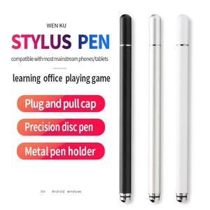 Lápiz Táctil Universal <span class=keywords><strong>de</strong></span> Precisión con Punta <span class=keywords><strong>de</strong></span> Disco y Punta Reemplazable, Lápiz Metálico con Logotipo Personalizado para Dibujar en <span class=keywords><strong>iPad</strong></span> y Android - Product Image 2
