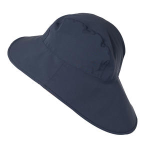 Unisex verano OEM Nylon impermeable <span class=keywords><strong>pescador</strong></span> <span class=keywords><strong>lluvia</strong></span> sombreros con cadena personalizado bordado Logo cuello solapa cubo sombrero - Product Image 3