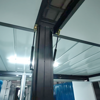 Casa Contenedor Plegable Portátil Directo de Fábrica, Construcción de Acero Ligero, Diseño Moderno, Resistente al Viento, Edificio de Oficinas, Uso Comercial