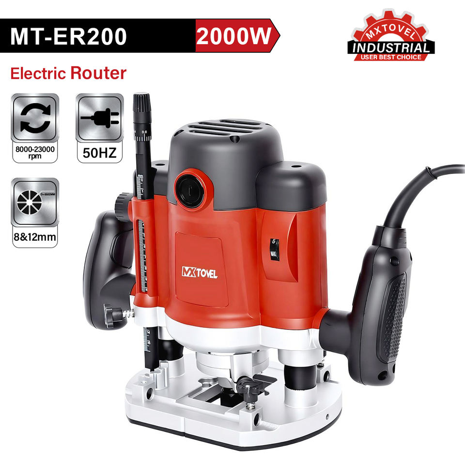 2000W Electric Trimmer Router Industrial Wood Milling Machine DIY High ...
