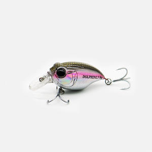 Señuelo artificial flotante Xiaomi ABS impreso con anzuelos, tipo rocker de lengüeta larga, para microobjetos pequeños y gordos, para pesca de lubina y pez boca grande - Product Image 6