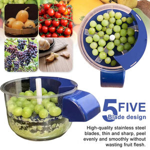 Pelador de Frutas Eléctrico de Acero Inoxidable, Máquina Peladora de Uvas de Alta Velocidad, Removedor de Piel de Frutas Recargable, Pelador Doméstico y Comercial - Product Image 2