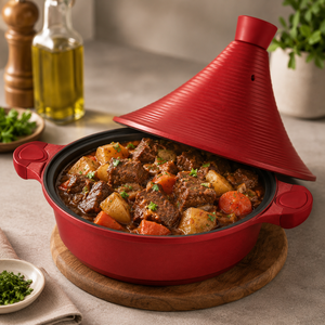 Pentola Tajine in Alluminio Pressofuso <span class=keywords><strong>Antiaderente</strong></span> con Coperchio, Stile Marocchino, Vendita all'Ingrosso - Product Image 2