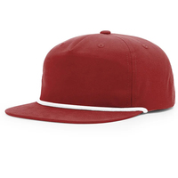 Gorras de malla de 5 paneles personalizables para hombre, gorra de caza deportiva con logotipo con cuerda, SnapBack, gorra de camionero en blanco liso 256 para verano