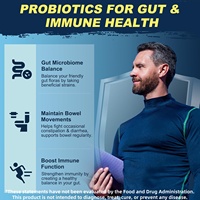 Probiotiques OEM pour hommes adultes : Santé digestive, enzymes digestives, prébiotiques, palmier nain, canneberge, santé intestinale, prostatite, santé des voies urinaires