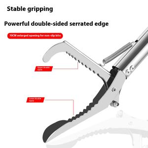 Pince à serpent en acier inoxydable de tailles multiples-Outil de manipulation de <span class=keywords><strong>pinces</strong></span> à serpent pour la lutte antiparasitaire des reptiles - Product Image 4