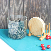 2l 3l 5l Glazen Opslagpot Met Verzegeld Bamboe Deksel Groot Formaat Voor Kruidenvoedsel Snacks Fruit Igh Borosilicaat Glazen Container Fles