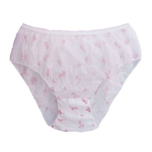 Vente en gros usine de culottes absorbantes jetables en coton biologique non-tissé, avec ailettes et côtés froncés, super haute absorption, pour femmes - Product Image 2