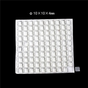 10X10X4 Mm Trong Suốt Vuông Chống-Trượt Cao Su Bàn Kính Chân Miếng Đệm - Product Image 1