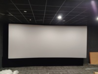 Écran de projection 3D micro-perforé pour le cinéma Écran acoustiquement transparent Écran perforé pour le théâtre 3D
