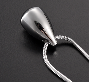 Полированная урна-капелька из нержавеющей стали, подвеска для кремации, памятное ожерелье, держатель для золы, ювелирные изделия для человеческого сувенира - Product Image 2