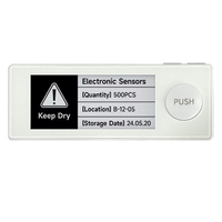Étiquette électronique de picking WMS pour entrepôt, écran E-Paper 2,9 pouces N&B, étiquette de prix NFC 2 couleurs, systèmes PTL EAS