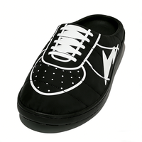 Sandales D'hiver Gorpcore Grandes Tailles Imprimées Intégralement avec Logo Personnalisé, Mules, Chaussons Gonflables pour Maison, Baskets Douillettes pour Hommes et Femmes