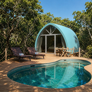 <span class=keywords><strong>Casa</strong></span> Moderna de 21m² con Sistema Solar para Vida Fuera de la Red, Glamping y Turismo Ecológico - Product Image 4