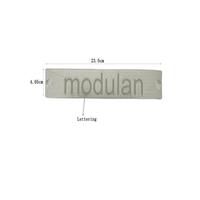 Nouvelle conception d'étiquettes d'identification en aluminium anodisé et acier inoxydable, usinage CNC, usinage par électroérosion à fil, services de fabrication de plaques signalétiques métalliques avec logo