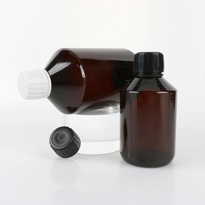 2026 Wholesale 250ML 500ML 1000ML Amber PET Cylinder Industrial Use Brown <b>Pill</b> <b>Bottle</b> For Skin Hydrolat - Product Image 5