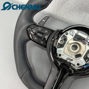 Volant sport en cuir en forme de D pour <span class=keywords><strong>BMW</strong></span> X3 X4 M3 F22 F30 F32 F35 M6 F90 F10 X5 F15 X6 F16, Plug and Play, en stock - Product Image 4