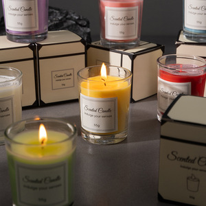 Nouveaux articles décoratifs minimalistes très demandés, bougies parfumées, diffuseurs d'ambiance de niche pour la maison, huiles essentielles personnalisées en verre - Product Image 1